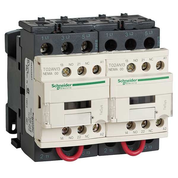 Schneider Electric Contactador Magnético Reversible de 120VAC 3P 27A NEMA 1 - T02CN23G7