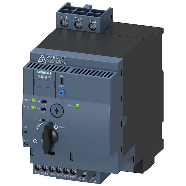 Inicio magnético del motor IEC Siemens con inversión, 2 contactos normalmente abiertos - 3RA6250-1BP32.