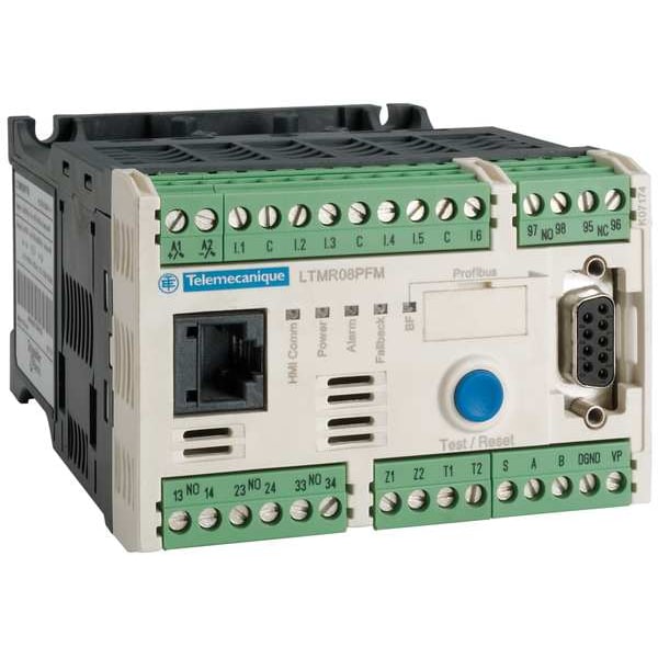 Administrador de Motor Schneider Electric, ProfibusDP, 240VCA, 1.35-27A - LTMR27PFM
