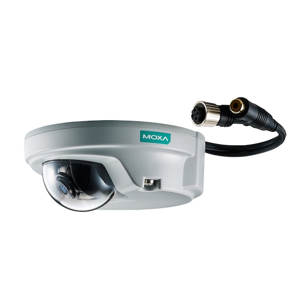 Moxa En50155, HD, Cmpct Ip Cam, 1 Aud., Poe, 4.2Mm, Vport P06-1Mp-M12-Cam42-T - VPort P06-1MP-M12-CAM42-T