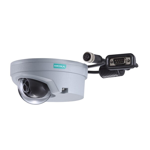 Moxa En50155, FHD, H.264/Mjpeg Ip Cam, M12 Cnnct, 1 Audio Inpt, Vport 06-2L80M - VPort 06-2L80M