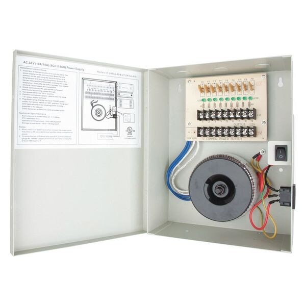 Vitek Power Supply, Output 24VAC, VA Rating 240 - VT-2410A-A9