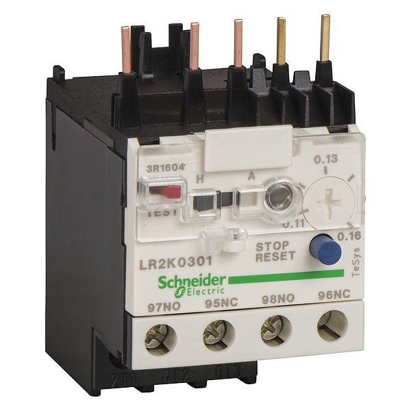 Relevador de sobrecarga bimetálico Schneider Electric 575Vac 14A IEC - LR2K0321