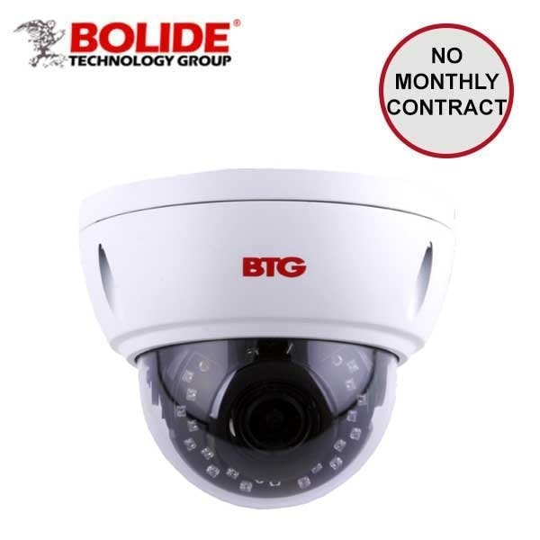 Bolide 5MP Vari-Fical Vandal Dome camera lens Smart I.R. 2.8 - 12mm mm lens. POE, IP66 - BOL-BTG-N1509AVAIR