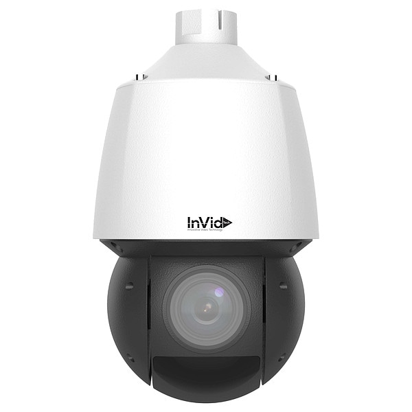 Invid Tech IP Camera, Color, 4MP, Day/Night - VIS-P4PTZ25XIRNH-AI