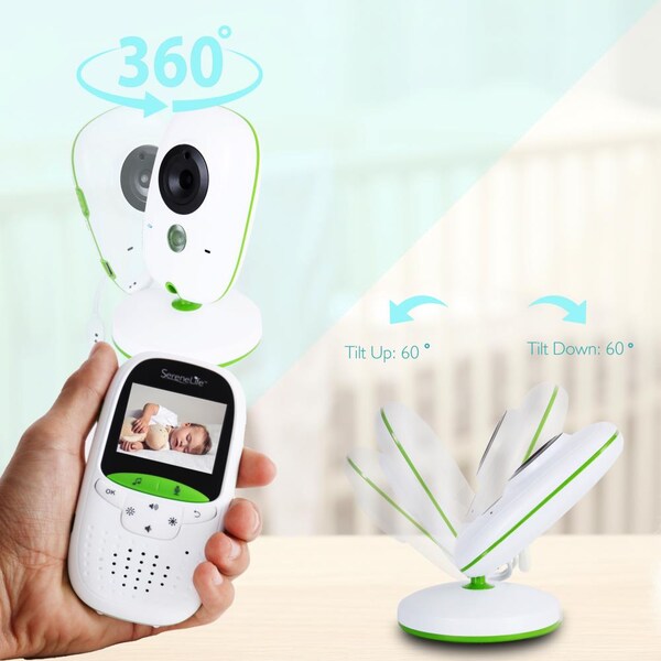 Serenelife Wireless Baby Monitor System-Cam/Vid Child Home Monitoring, SLBCAM10.5 - SLBCAM10.5