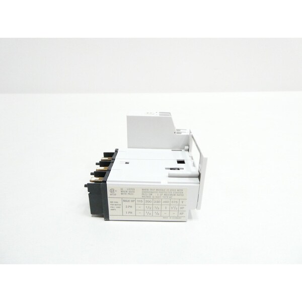 Protector de motor Moeller BLOQUE DE VIAJE 1.6-2.4A AMP RELEVADOR DE SOBRECARGA - ZMR-2,4-PKZ2