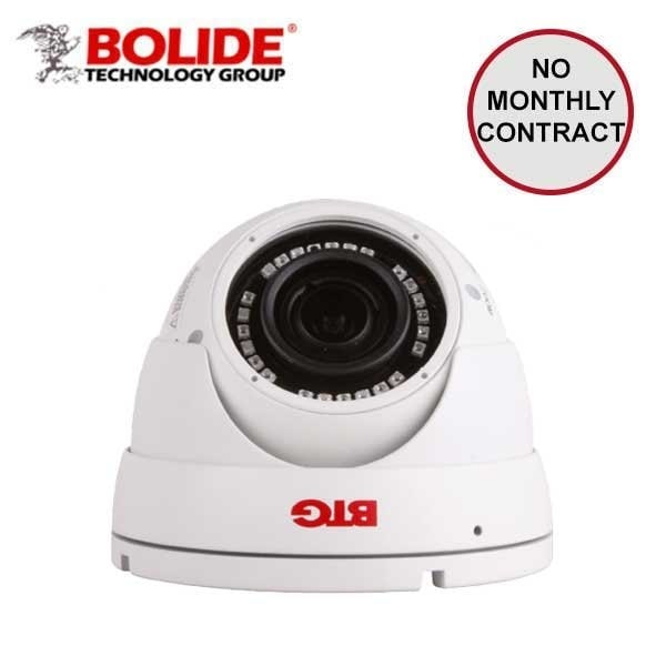Bolide 5MP IP fixed Turret camera 2.8mm lens I.R. 2.8mm lens, Dark Gray - BOL-BTG-N1509-2.8