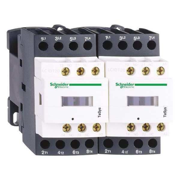 Interruptor magnético IEC de Schneider Electric, 4 polos, 24 V DC, 25 A - LC2DT25BD
