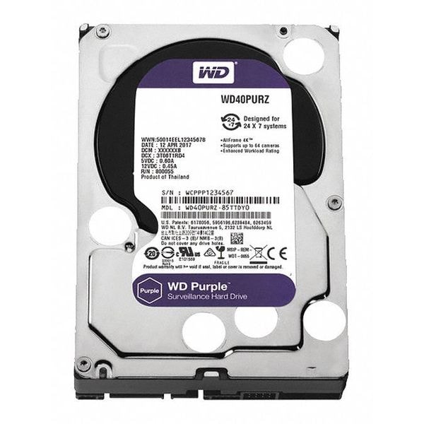 Invid Tech 500 GB Hard Drive, WD Purple - IHDD-500GB