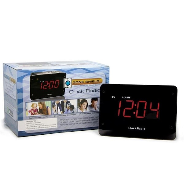 Kjb Security Xtreme Life 4K Night Vision Clock Radio - SC80004K