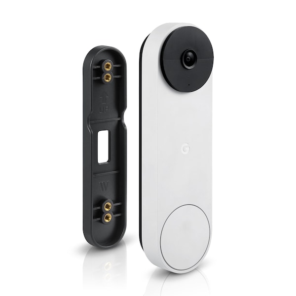 Wasserstein Doorbell No-Drill Mount, for Google Nest Doorbell battery - GoogleDBNoDrillMntUS