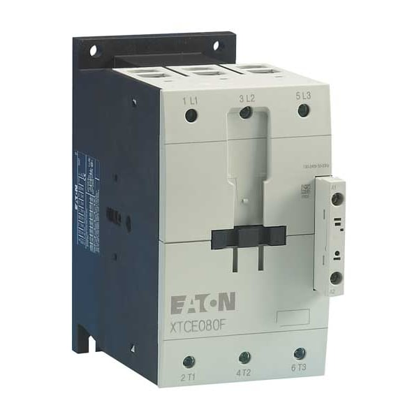 Contactador magnético IEC de Eaton, 3 polos, 120 V CA, 95 A, Reversión: No - XTCE095F00A