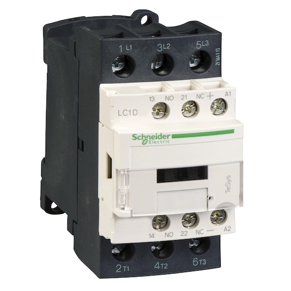 Contactador Magnético IEC de Schneider Electric, 3 Polos, 24 V DC, 32 A - LC1D326BL