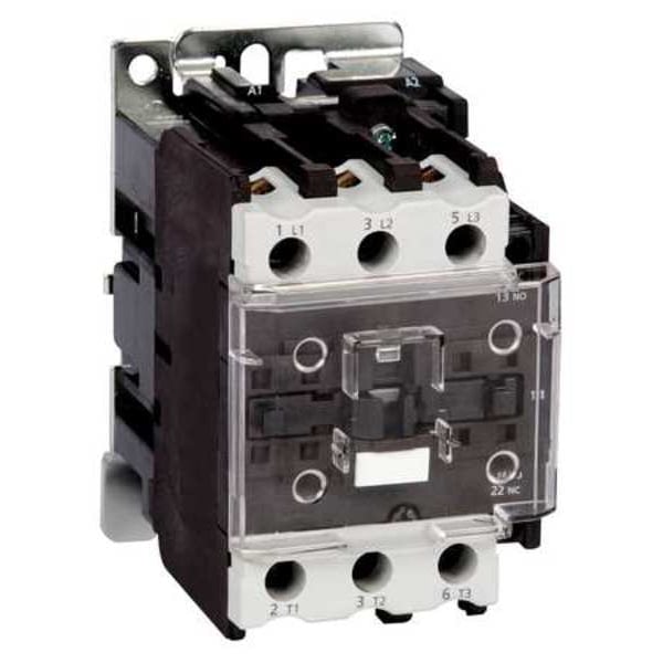 Contactador magnético IEC Dayton, 3 polos, 120 V CA, 65 A, Marcha atrás: No - 6EAR4