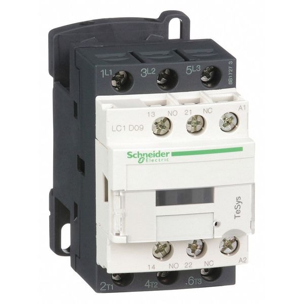 Schneider Electric Contacto Magnético IEC, 3 Polos, 110 V CA, 9 A, Reversión: No - LC1D09F7