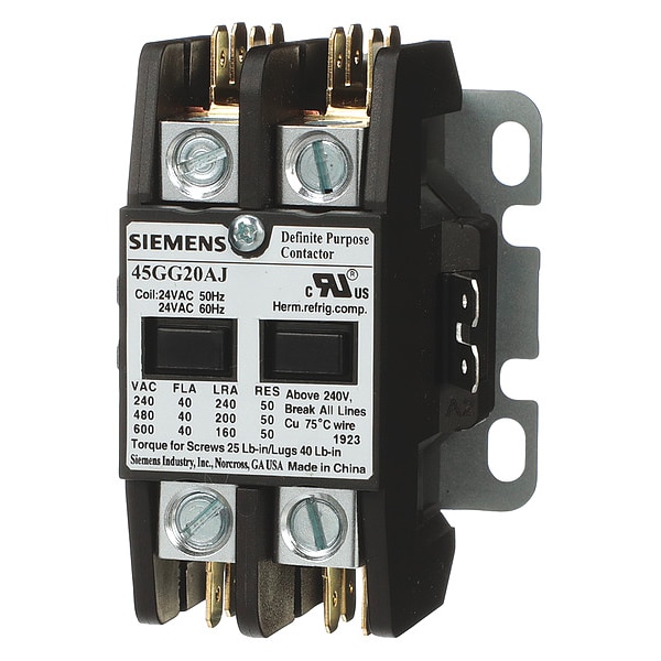 Contactador Siemens DefPurpContactor, 220/208-240VAC, 3P, 75A - 45GG20AH