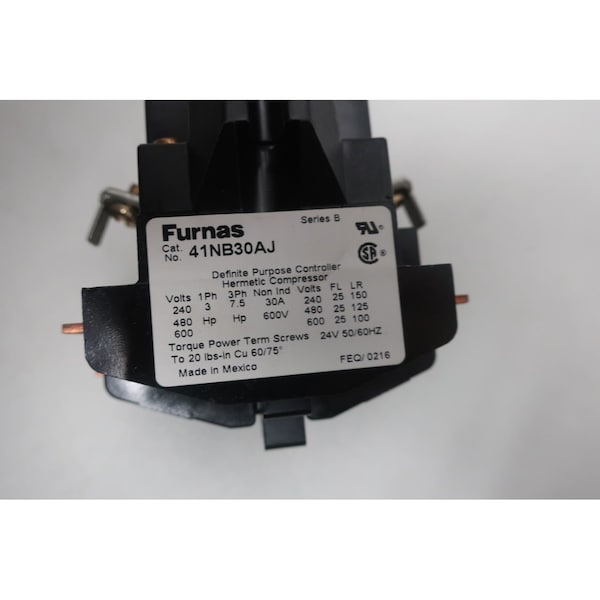 Contacto de propósito definido Furnas 24V-CA 30A 7.5Hp Magnético - 41NB30AJ