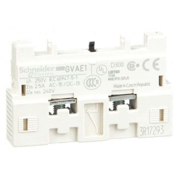 Schneider Electric Arrancador Manual con Contacto Auxiliar 575Vac 1Amp I - GVAE1