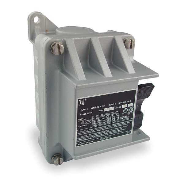 Arrancador Manual de Motor Square D, de 9 a 14A, 600VAC - 2510MCR3