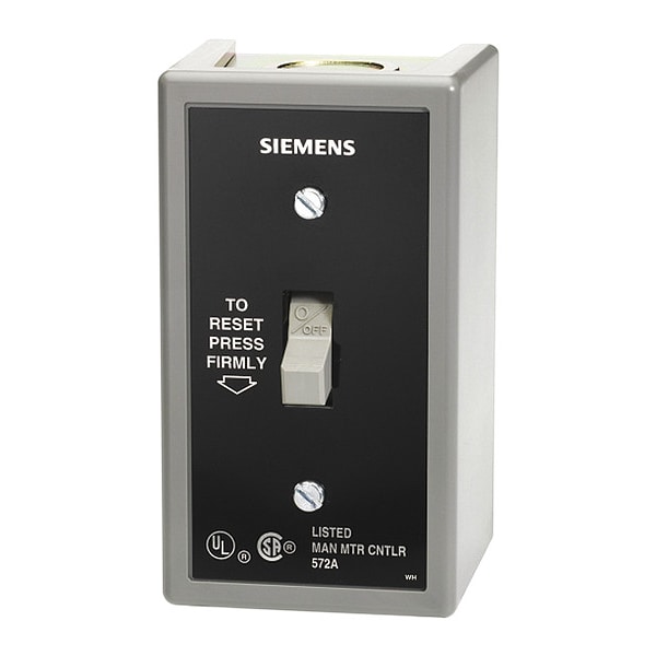 Arrancador de motor manual Siemens, clasificación NEMA 1, 1 polo - SMFFG1