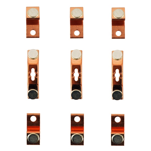 Kit de contacto 3P de repuesto para Square D NEMA Tamaño 3, clasificado para 90 amperios - BEB9998SL7 de Brah Electric
