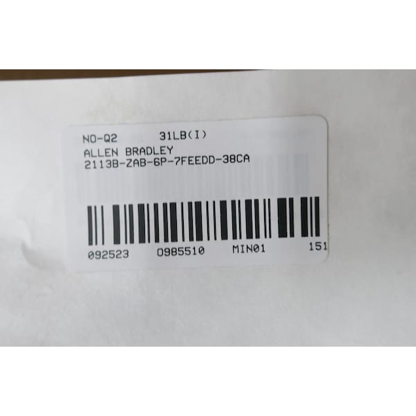 Allen Bradley CENTERLINE 2100 Cubeta de arranque del Centro de Control de Motores (MCC) de TAMAÑO 1 de 10HP  500-BODX21 120V-AC - 2113B-ZAB-6P-7FEEDD-38CA