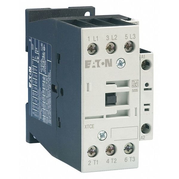 Contactores Magnéticos IEC de Eaton, 3 polos, 24 V DC, 25 A, Reversibles: No - XTCE025C01TD