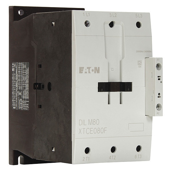 Contactador Magnético IEC de Eaton, 3 Polos, 120 V CA, 80 A, Reversibilidad: No - XTCE080F00A