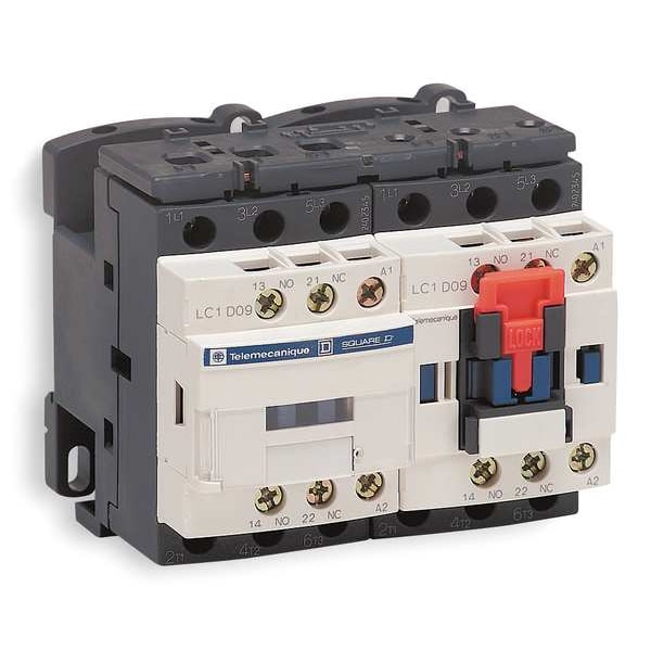 Contactores magnéticos IEC de Schneider Electric, 3 polos, 120 V AC, 12 A, Reversión: Sí - LC2D12G7V