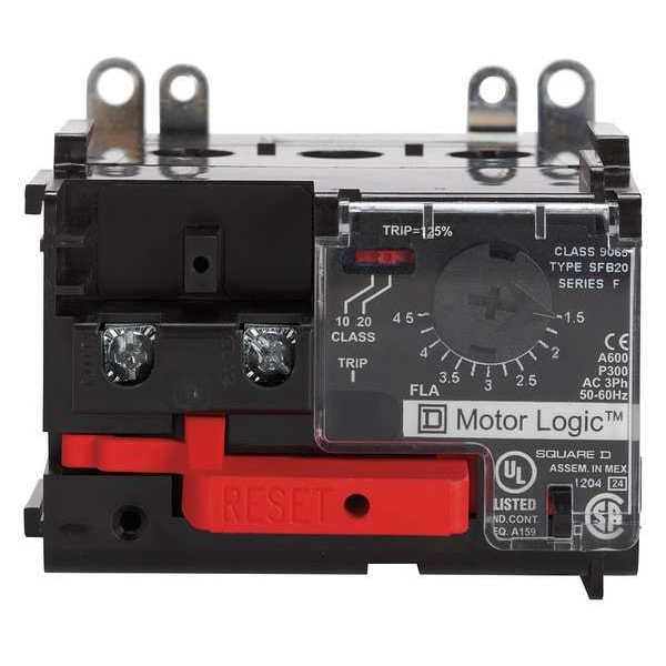 Relevador de sobrecarga Square D, 45 a 135A, 3P, 600VCA, NEMA 4 - 9065SF420
