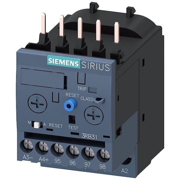 Relevador de sobrecarga Siemens, de 1 a 4A, Clase 5/10/20/30 - 3RB31134PB0