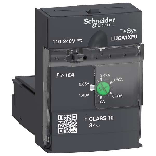 Módulo de sobrecarga Schneider Electric, 110 a 240V CA; 110 a 220V CC, 3 polos - LUCA1XFU