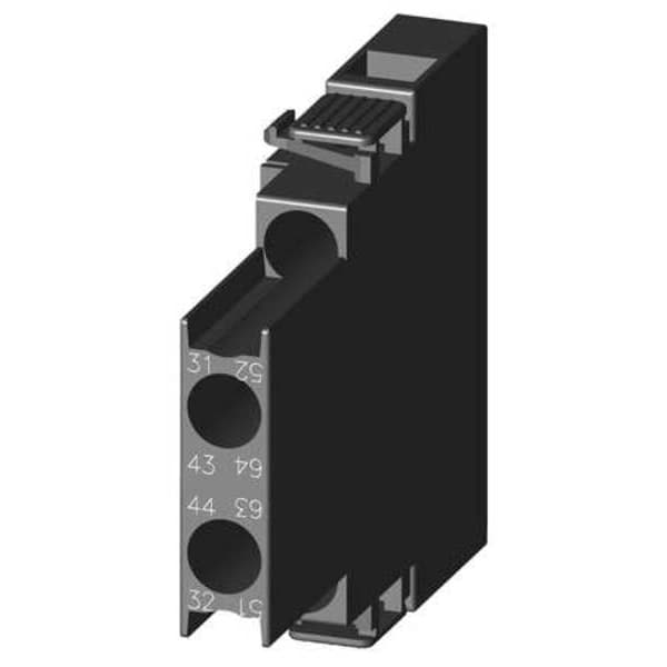 Bloque de contacto auxiliar IEC de Siemens, 1NO, 1NC - 3RH29211DA11