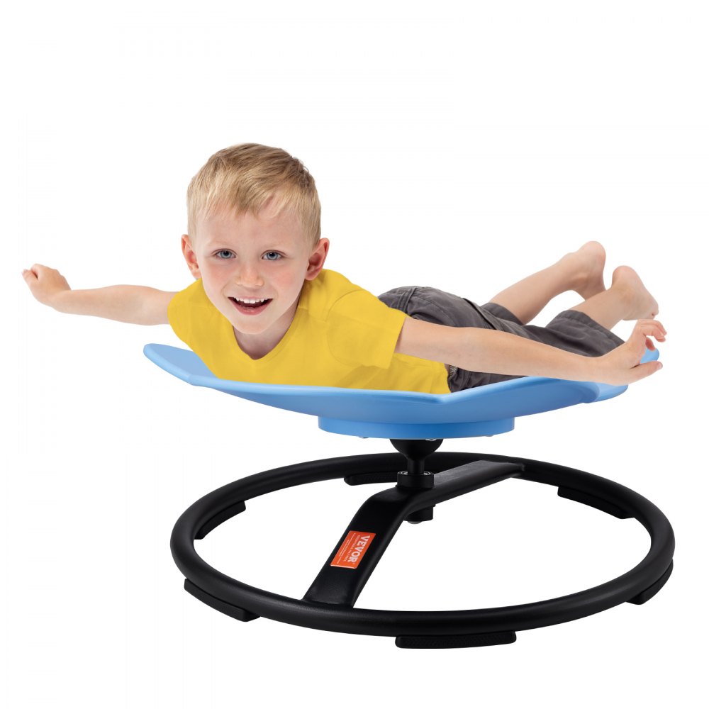 VEVOR Elephant Kids Swivel Chair, 220 LBS Capacity, 360° Spinning Chair, Autistic Kids Sensory Toy Chair with Non-Slip Metal Base, Toddler Sit and Spin Chair for Coordination Balance Focus Blue - ETZYYXLS100KM776MV0