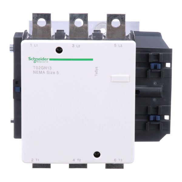 Contactor magnético no reversible de Schneider Electric 120V CA 3P 270A NEMA 5 - T02GN13G7