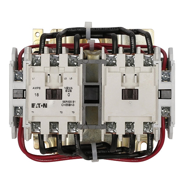 Contacto magnético inversor NEMA 00 Eaton de 120VCA, 3 polos, 9A - CN55AN3AB