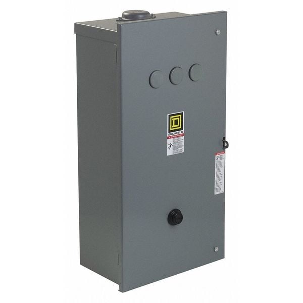 Contactor y arrancador de motor NEMA Square D, Tipo S, no inversor, caja, Tamaño NEMA 3, contactor para iluminación 8903SQ, NEMA 3R - 9991SEH1.