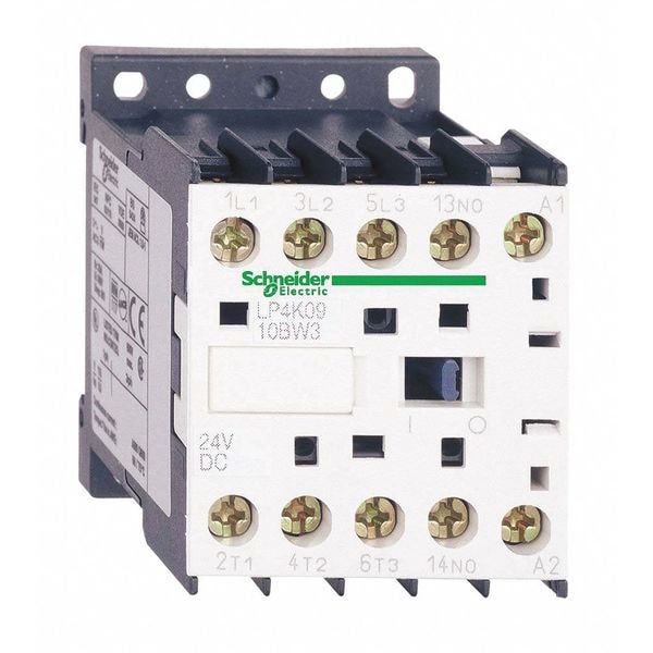 Contactador Magnético IEC de Schneider Electric, 3 Polos, 24 V CC, 6 A, Reversibilidad: No - LP4K0610BW3