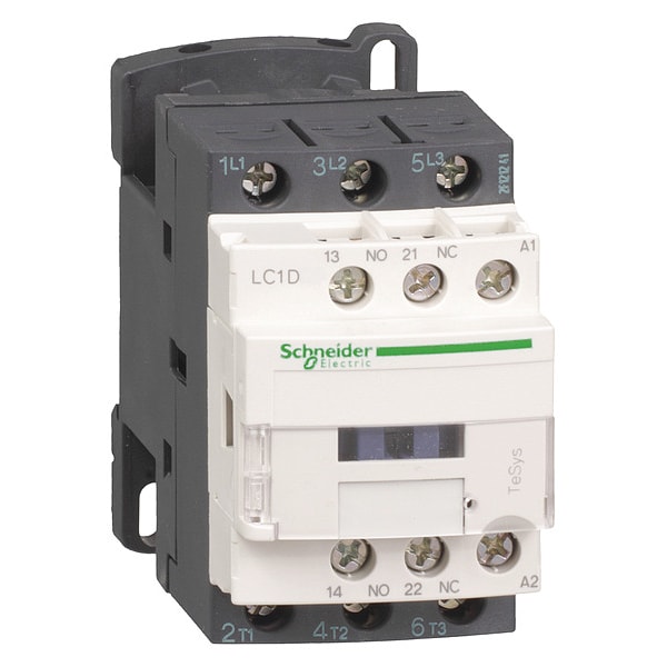 Contacto magnético IEC de Schneider Electric, 3 polos, 110 V CA, 18 A, Reversión: No - LC1D18F7.
