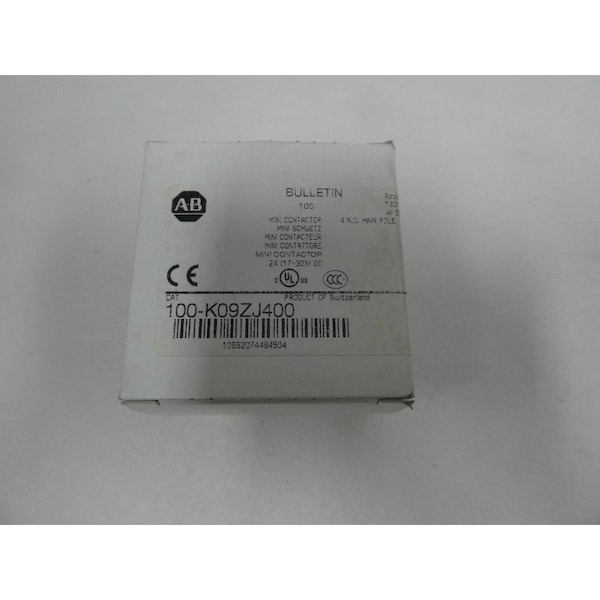 Allen Bradley 24V-CC 15A Amp 5Hp Contacto AC - 100-K09ZJ400
