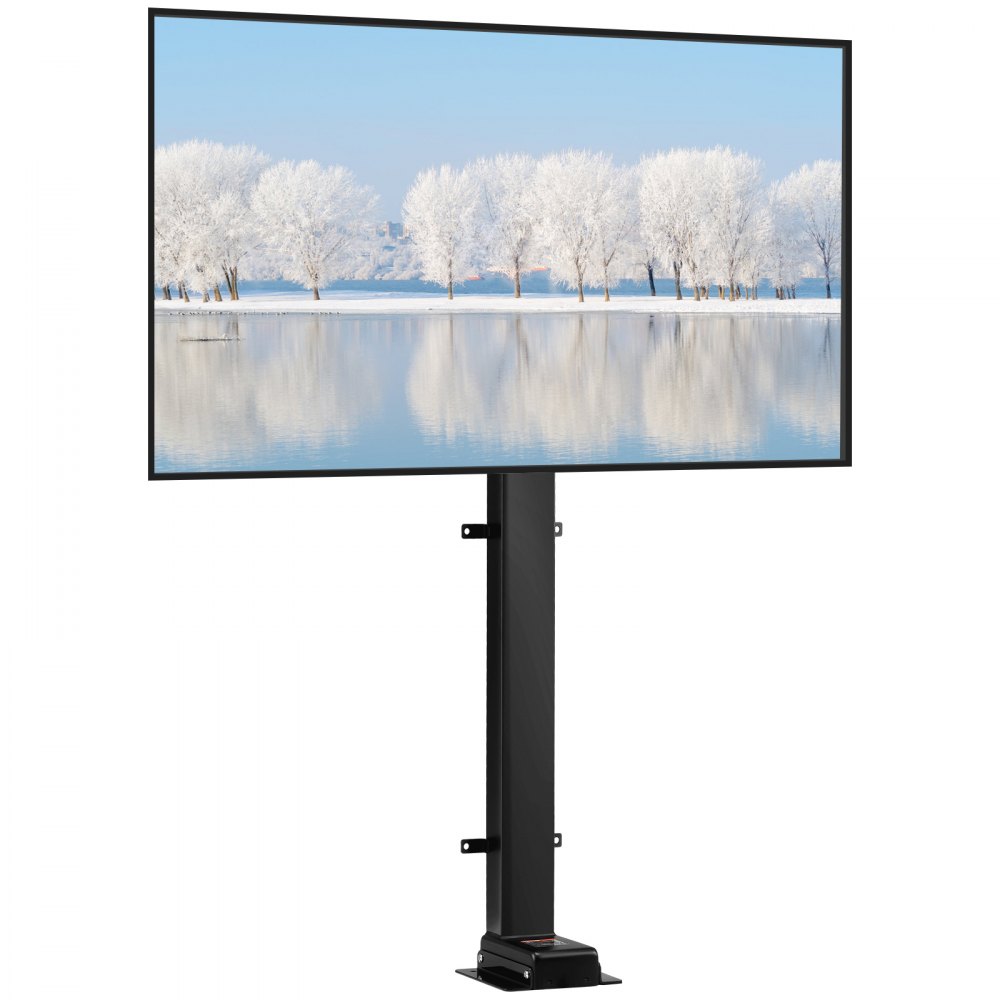 VEVOR Motorized TV Lift Stroke Length 35 Inches Motorized TV Mount Fit for 32-65 Inch TV Lift with Remote Control Height Adjustable 28.7-64.2 Inch,Load Capacity 154 Lbs - DSZJ37-65YC000001V1