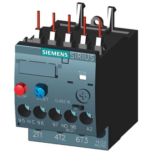 Relevador de sobrecarga Siemens, 20 a 25A, 3P, Clase 10, 690V - 3RU21264DB0