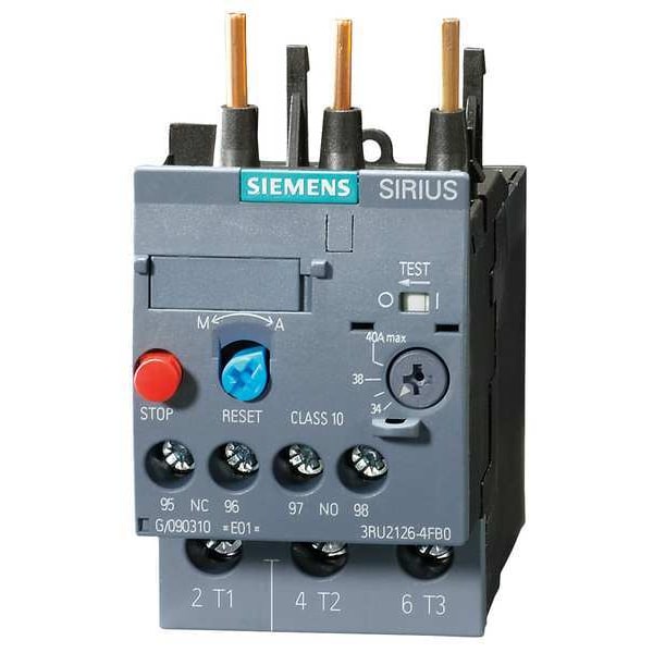 Rele de sobrecarga Siemens, 11 a 16 A, 3P, Clase 10, 690V - 3RU21264AB0