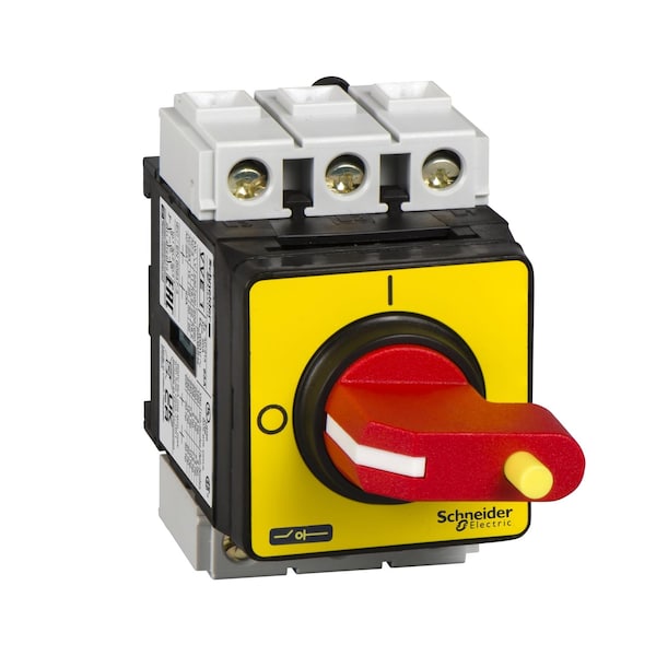 Interruptor desconectador Square D, Control TeSys, para ENCENDIDO/parada de emergencia, 40A, para montaje en la parte trasera de un gabinete - VVE2