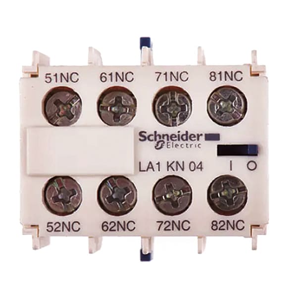 Schneider Electric Contacto + Contacto Auxiliar de Relé 575Vac 10A - LA1KN04