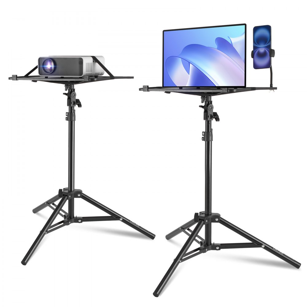 VEVOR Projector Stand Laptop Stand Tripod Adjustable Height from 26.97 to 63 in - SJJSTYYZJDTPORD0VV0