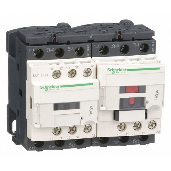 Contacto magnético IEC de Schneider Electric, 3 polos, 120 V CA, 9 A, Reversión: No - LC2D09G7