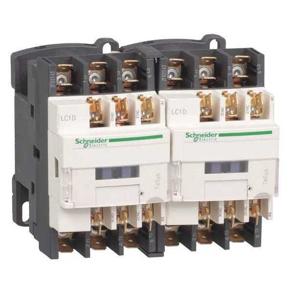 Contactor magnético IEC de Schneider Electric, 3 polos, 24 V CA, 12 A - LC2D129B7