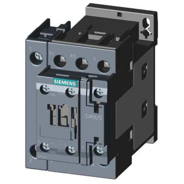 Contactador Magnético IEC de 4 Polos, 110/120 V AC, 25 A, Reversión: No - 3RT25261AK60